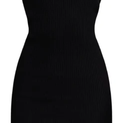 Robe Bustier Courte En Maille Tricot Côtelée Noire -Jupe Lumine Soldes Boutique 3233f17968ae7981e554528d52ca7319cb6a5e62 cnd2101 5