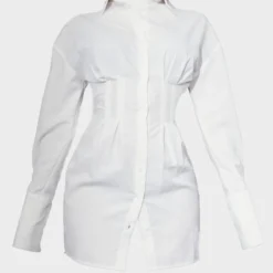Robe Chemise Blanche à Taille Style Corset -Jupe Lumine Soldes Boutique 3255c19f54ca09fb3fe307c4475b3c33d7fd8a62 cnc6997 5