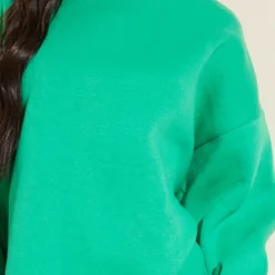 Robe Pull Oversize En Sweat Vert Vif -Jupe Lumine Soldes Boutique 356a3cf530be5dbd1a466506b38ace800255aadf cmv1212 5