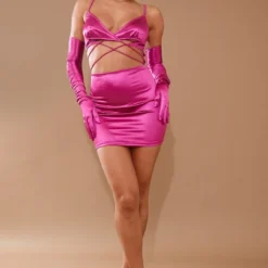 Robe Moulante Rose Vif Découpée à Lanières Et Gants Froncés 7 Robe Moulante Rose Vif Découpée à Lanières Et Gants Froncés -Jupe Lumine Soldes Boutique 3595c1c2fc899d218100ec4c99b2187aacf25a29 cnb5136 3