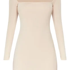 Logic Robe Moulante Côtelée Gris Pierre à Col Très Carré -Jupe Lumine Soldes Boutique 35b0dc4d14097d2424af8875632c7a2a1cd59d44 cnb7257 5