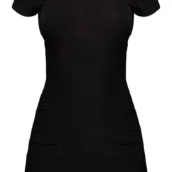 Robe Très Moulante Noire à Manches Courtes Et Dos échancré -Jupe Lumine Soldes Boutique 3691d7d7cdcc0daf768aee732d12616e196f22a9 cnc7665 5