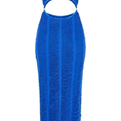 Robe Longue Bleu Cobalt à Large Découpe Très Déchirée -Jupe Lumine Soldes Boutique 3723e252a8f64f2f2d9d40b2a71e8c5dfebbe599 cmw3666 6