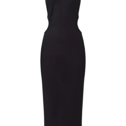 Robe Longue Noire Côtelée Texturée à Dos Nu Et Découpes -Jupe Lumine Soldes Boutique 38278830d76c67c47eccf9606ce3a82c99b02ef1 cne2873 5