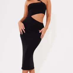 Robe Longue Moulante Noire à Lanières Et Découpes -Jupe Lumine Soldes Boutique 38539a50b91b2e5b2a59825b8a0925ff1f514344 CND2283 3