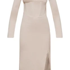 Robe Longue Fendue En Coton Gris Pierre à Coutures Style Corset Et Manches Longues 9 Robe Longue Fendue En Coton Gris Pierre à Coutures Style Corset Et Manches Longues -Jupe Lumine Soldes Boutique 395d2d7a3a3bdcb9c8b3cee4e08c758b1ee821a2 cnd1693 5