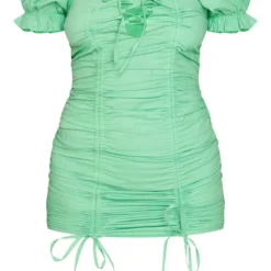 Robe Moulante Verte Froncée à Petites Fleurs Et Manches Bouffantes 9 Robe Moulante Verte Froncée à Petites Fleurs Et Manches Bouffantes -Jupe Lumine Soldes Boutique 397eb798f3da2648a739bf9fd59bf2c0379f2d47 cnd5463 5