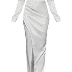 Robe Longue Blanche Fendue à Manches Longues Et Col Bardot 9 Robe Longue Blanche Fendue à Manches Longues Et Col Bardot -Jupe Lumine Soldes Boutique 39951c592fcf1bb2291aea3184d6ef45bc423d04 cnd9164 5