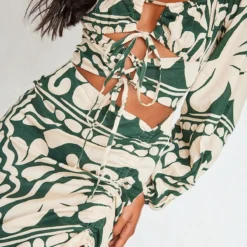 Robe Moulante Effet Lin Vert Froncée à Découpes -Jupe Lumine Soldes Boutique 3db0859e026b70c52ceab11c6ed2e2084c5e35c4 cnd2242 4