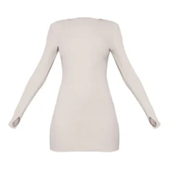 Robe Moulante Côtelée Sable à Découpe Goutte D'eau Au Dos Et Détail Pouces -Jupe Lumine Soldes Boutique 3dfbb8e47772a8b9f89abd67f7112c2063ad0512 cnb3534 5