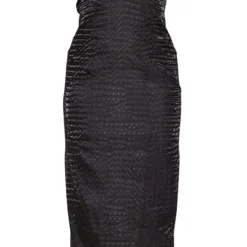 Robe Mi-longue Texturée Tissée Noire à Détail Bonnets 9 Robe Mi-longue Texturée Tissée Noire à Détail Bonnets -Jupe Lumine Soldes Boutique 4002f7f2a45aae32005b10b59db1aa54c24bb0c6 cnd2040 5