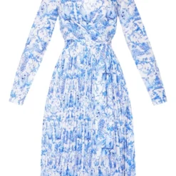 Robe Bleue Imprimé Porcelaine Mi-longue Plissée à Manches Longues 9 Robe Bleue Imprimé Porcelaine Mi-longue Plissée à Manches Longues -Jupe Lumine Soldes Boutique 42dd35d268bbc432427de68cb70ebddeec521bd8 cmk3440 5