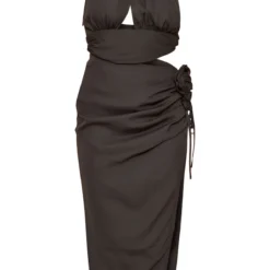 Robe Mi-longue En Mousseline De Soie Noire Découpée Dos Nu à Empiècement Rose 9 Robe Mi-longue En Mousseline De Soie Noire Découpée Dos Nu à Empiècement Rose -Jupe Lumine Soldes Boutique 43005aa33176392e4e76cec7f8e7473898b4da69 cne1419 5