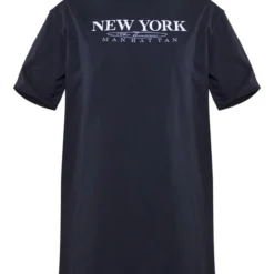 Robe T-shirt Noire à Manches Courtes Et Slogan Badge New York 9 Robe T-shirt Noire à Manches Courtes Et Slogan Badge New York -Jupe Lumine Soldes Boutique 438be7b5877ca4569c1f5a0ce0d1eefcff16fa07 cnd4018 5