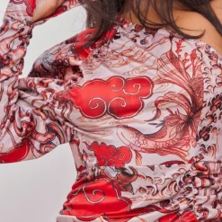 Robe Asymétrique Moulante Satinée Nude Imprimé Tatouages à Manches Bouffantes Et Fronces 8 Robe Asymétrique Moulante Satinée Nude Imprimé Tatouages à Manches Bouffantes Et Fronces -Jupe Lumine Soldes Boutique 43a251cb4ce5981c5a191a2e32014826a95b1d61 cnb7391 4