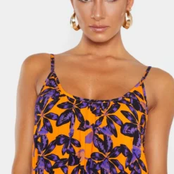 Diamond Robe De Plage Orange à Feuilles Et Ombres Oversize à Dos Ouvert -Jupe Lumine Soldes Boutique 4554d75d1c3a631b76ac86d0cda20ccd13732726 CMC6340 5