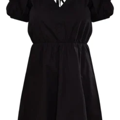 Robe Droite En Popeline Noire à Manches Bouffantes 9 Robe Droite En Popeline Noire à Manches Bouffantes -Jupe Lumine Soldes Boutique 4624e97a6aeae5259565e7a03143c3fb3154af5c cnd4031 5