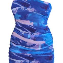 Robe Asymétrique Moulante En Mesh Froncé Bleu Imprimé Abstrait 9 Robe Asymétrique Moulante En Mesh Froncé Bleu Imprimé Abstrait -Jupe Lumine Soldes Boutique 48349f90893e85f8b6f6910d75dce880f19a2a81 cmz0465 6