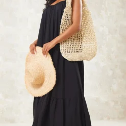 Robe Longue Plissée Noire Superposée à Bretelles -Jupe Lumine Soldes Boutique 4947167ec45412081f66c2041ea552312eb62932 cne1534 1