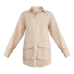 Robe Chemise Sable à Manches Longues Et Poches Cargo -Jupe Lumine Soldes Boutique 4a7fa3fd03258cf14017ac78037793795f1826ed cnd1299 5