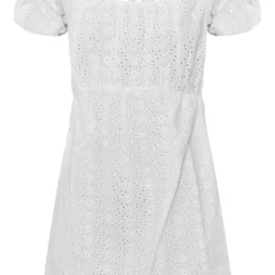 Robe Droite Blanche à Mancherons Et Détail Broderie Anglaise -Jupe Lumine Soldes Boutique 4ae42e675755e06d1ca5eb5c464b259739822b20 cnd4303 5
