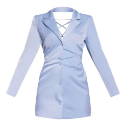 Robe Blazer Satinée Bleu Clair Lacée Dans Le Dos 9 Robe Blazer Satinée Bleu Clair Lacée Dans Le Dos -Jupe Lumine Soldes Boutique 4c96a07f78c53603bd0cd5efde20a377a451d2f8 cnd2336 5
