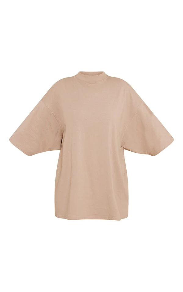 Zero Robe T-shirt Oversize Café Au Lait à Slogan Be You Not Them 5 Zero Robe T-shirt Oversize Café Au Lait à Slogan Be You Not Them – Image 5