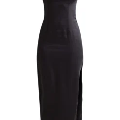 Robe Fendue Longue Satinée Noire à Dos Nu -Jupe Lumine Soldes Boutique 4d1e14e8dc71a457391db21847b97fbb60ddc228 cnc8360 5