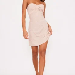 Robe Droite Bustier Texturée Gris Pierre Torsadée 7 Robe Droite Bustier Texturée Gris Pierre Torsadée -Jupe Lumine Soldes Boutique 4d462fc5d2b0c456687a8c1fbf619a40a89ee1e3 cne6503 3