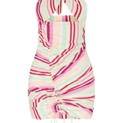 Robe Moulante Froncée Multicolore Texturée à Rayures Et Liens Noués Dans Le Cou 9 Robe Moulante Froncée Multicolore Texturée à Rayures Et Liens Noués Dans Le Cou -Jupe Lumine Soldes Boutique 4e0e2c8d07fdf071d6f5952b3bfa24f7e668e5bb cnd5484 5