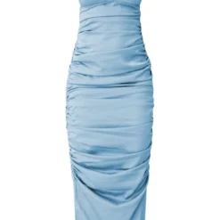Robe Longue Froncée Satinée Bleue à Bretelles Et Détail Buste 9 Robe Longue Froncée Satinée Bleue à Bretelles Et Détail Buste -Jupe Lumine Soldes Boutique 4f3d7d815efdcd04d3bba51225cf789f29d8c62c cnd5874 5