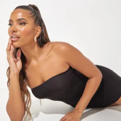 Robe Moulante Bandeau Noire En Jersey -Jupe Lumine Soldes Boutique 517eb39d9c907baea55a99222f8ab10aa1e69d80 clt7957 5