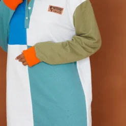 PRETTYLITTLETHING Robe Pull Oversize En Sweat Contrasté Bleu Minéral -Jupe Lumine Soldes Boutique 5336d0f5a1040bb0d8de877463da38a507163253 cmt7505 5