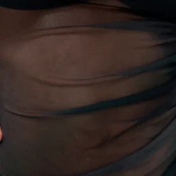 Robe Mi-longue En Mesh Noir à Imprimé Dégradé Sans Manches -Jupe Lumine Soldes Boutique 55b89fbe97bf9708bdb2e5e6dd5155893593b321 cnd0038 4