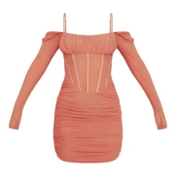 Robe Moulante En Mesh Argile à Corset Et Froncée Sur Le Buste -Jupe Lumine Soldes Boutique 56e368b0bdc9d1ad34f1f5dfcd7698f039bce291 cnd2216 5