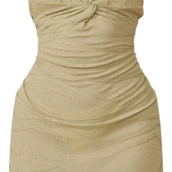 Robe Droite Bustier Texturée Vert Sauge Torsadée -Jupe Lumine Soldes Boutique 57bfedc5896361ccb0bcd75abdf2d4b41b6456bd cnd5439 5