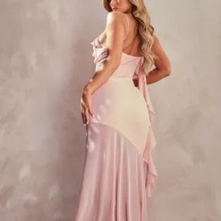 Robe Longue Rose En Mesh Drapé Volanté à Bretelles 6 Robe Longue Rose En Mesh Drapé Volanté à Bretelles -Jupe Lumine Soldes Boutique 591b8f59853e7f35308147cb4d41484fa196641b cne2956 2