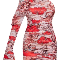 Robe Asymétrique Moulante Satinée Nude Imprimé Tatouages à Manches Bouffantes Et Fronces 9 Robe Asymétrique Moulante Satinée Nude Imprimé Tatouages à Manches Bouffantes Et Fronces -Jupe Lumine Soldes Boutique 597298a444eb0e7439bd614b9c9604b39cf80c21 cnb7391 5