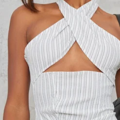 Robe Moulante Froncée Grise Texturée Nouée Dans Le Cou 8 Robe Moulante Froncée Grise Texturée Nouée Dans Le Cou -Jupe Lumine Soldes Boutique 597df8c06666b505c0093762426ee06601cb4184 cnd5483 4