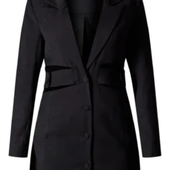 Label PLT Robe Blazer Tissée Noire à Découpes Et Boutons -Jupe Lumine Soldes Boutique 5d9aad4acf49fe77747e05c1ea38ee87e2e59be5 cnc2328 5