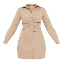 Robe Chemise Gris Pierre à Fronces Et Boutons Asymétriques -Jupe Lumine Soldes Boutique 5ee0747d6c3c6278ca5b5b891fec1b39ede377b8 cmu7223 6