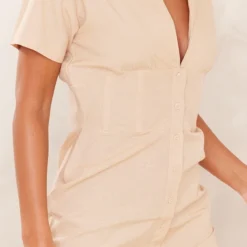 Robe Chemise Effet Lin Gris Pierre à Manches Courtes Et Taille Cintrée 8 Robe Chemise Effet Lin Gris Pierre à Manches Courtes Et Taille Cintrée -Jupe Lumine Soldes Boutique 5f7ab024e0dc2787d7ed8bac5e34c94ce08e680b cne2854 4