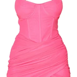 Robe Moulante Rose Vif à Corset Et Bretelles Chaînes -Jupe Lumine Soldes Boutique 5fe03300f088a86b147e41db8eb559003fdbdd9b cmu7951 6