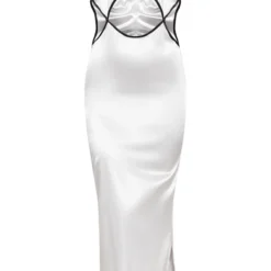 Robe Mi-longue Satinée Argentée Découpée à La Taille à Bretelles 9 Robe Mi-longue Satinée Argentée Découpée à La Taille à Bretelles -Jupe Lumine Soldes Boutique 60cd09a4e5daee8b9247dd2621d788b24e8bf04a cnd0611 5