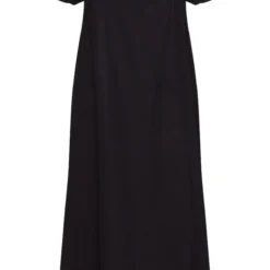 Robe Mi-longue Noire Tissée à Col Bardot Et Manches Bouffantes -Jupe Lumine Soldes Boutique 61216c1aa0faf0faf0390b8dc5ebb14ea091e442 cnd8863 5