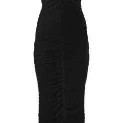 Robe-bustier Longue Texturée Noire à Fronces 9 Robe-bustier Longue Texturée Noire à Fronces -Jupe Lumine Soldes Boutique 61d77bfb0289c69898845ff085dd90f0a59afd65 cnd7626 5