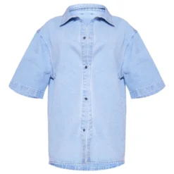 Robe Droite Oversize En Jean Bleu Clair Délavé 9 Robe Droite Oversize En Jean Bleu Clair Délavé -Jupe Lumine Soldes Boutique 6209952b4e967394e95f3e152112e9ff146ef179 cnd5791 5