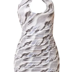 Robe Moulante Froncée Grise à Col Croisé 8 Robe Moulante Froncée Grise à Col Croisé -Jupe Lumine Soldes Boutique 62870eaa1562d9625fb09e5f794712c648b931ca cnd7715 5