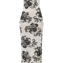 Robe Longue Transparente Nude à Fleurs Floquées Et Noeud -Jupe Lumine Soldes Boutique 62e94fc678e56b7446e62cea8e36147b6a5ef935 cnd0600 5