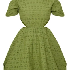 Robe Babydoll En Broderie Kaki à Découpes -Jupe Lumine Soldes Boutique 642645309035d9f997246aeda064d386aea1e14a cnd1211 5